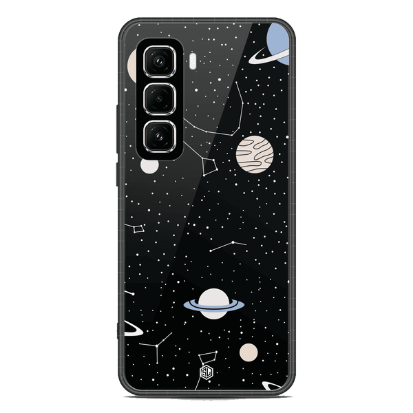 Space Series Soft Phone Case - Metal Case - Design 1 - Infinix Hot 50 Pro Plus