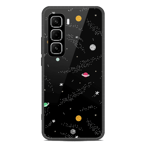 Space Series Soft Phone Case - Metal Case - Design 2 - Infinix Hot 50 Pro Plus