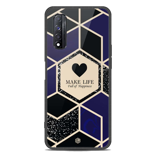 Happiness Series Soft Phone Case - Metal Case - Design 1 - Realme Narzo 30
