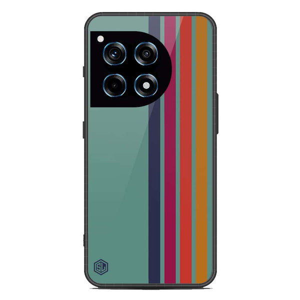 Retro Stripes Series Soft Phone Case - Metal Case - Design 5 - OnePlus 12R