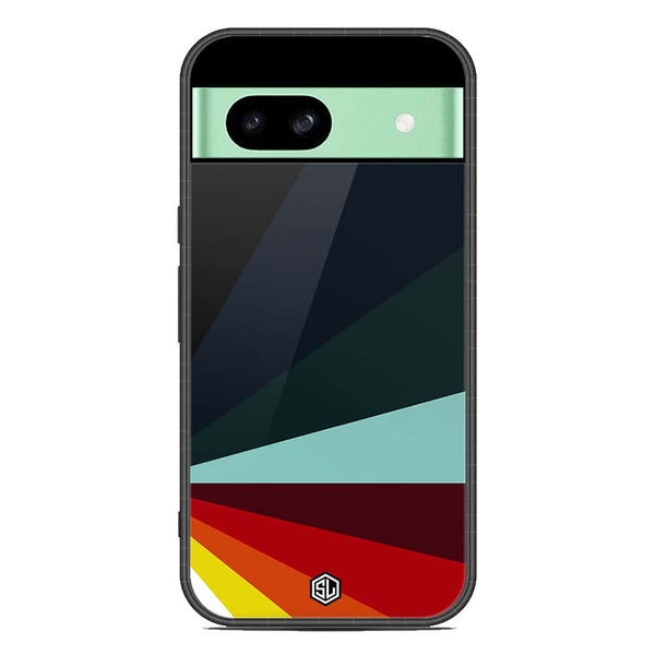 Retro Stripes Series Soft Phone Case - Metal Case - Design 1 - Google Pixel 8a