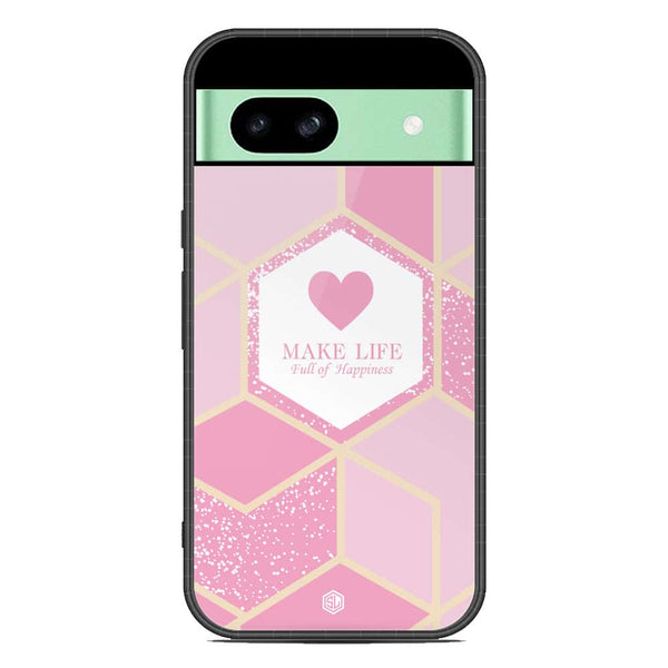 Happiness Series Soft Phone Case - Metal Case - Design 3 - Google Pixel 8a