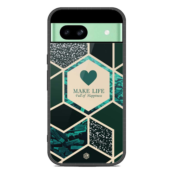 Happiness Series Soft Phone Case - Metal Case - Design 4 - Google Pixel 8a