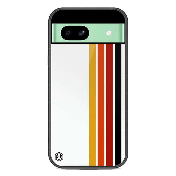 Retro Stripes Series Soft Phone Case - Metal Case - Design 4 - Google Pixel 8a