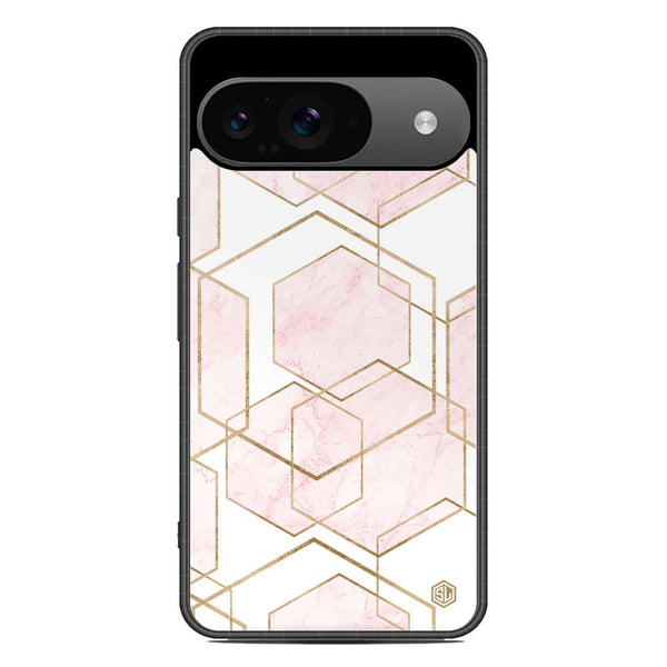 Stylish Marble Series Soft Phone Case - Metal Case - Design 3 - Google Pixel 9