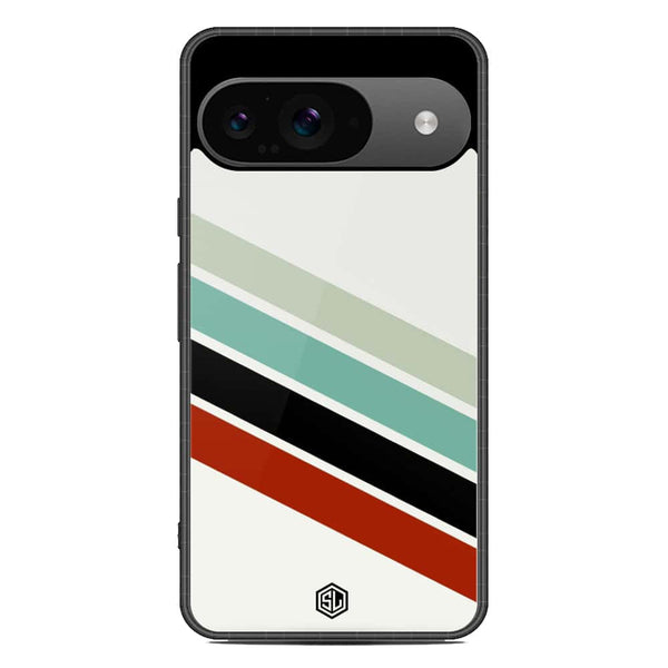 Retro Stripes Series Soft Phone Case - Metal Case - Design 2 - Google Pixel 9