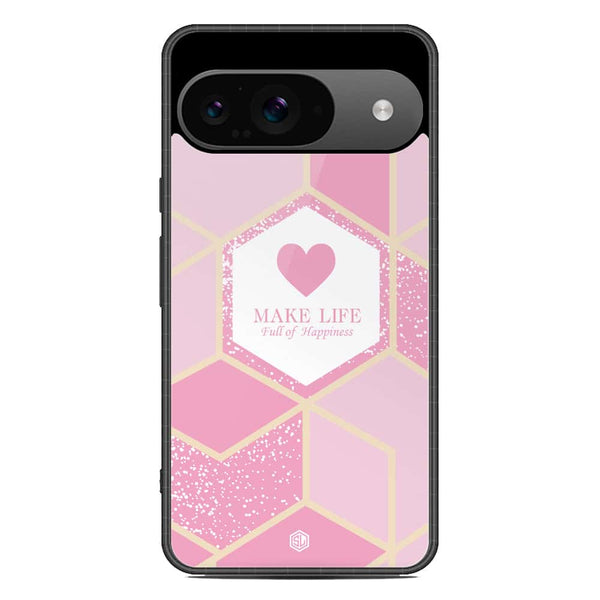 Happiness Series Soft Phone Case - Metal Case - Design 3 - Google Pixel 9