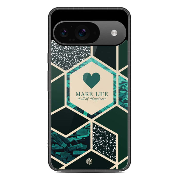Happiness Series Soft Phone Case - Metal Case - Design 4 - Google Pixel 9