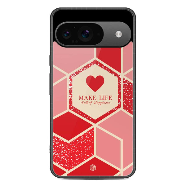 Happiness Series Soft Phone Case - Metal Case - Design 5 - Google Pixel 9