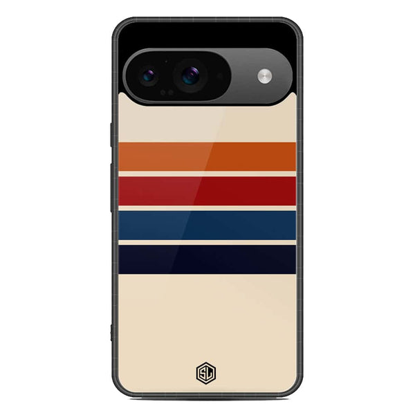 Retro Stripes Series Soft Phone Case - Metal Case - Design 3 - Google Pixel 9