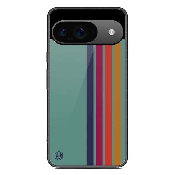 Retro Stripes Series Soft Phone Case - Metal Case - Design 5 - Google Pixel 9