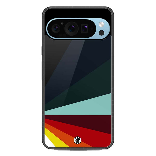 Retro Stripes Series Soft Phone Case - Metal Case - Design 1 - Google Pixel 9 Pro XL