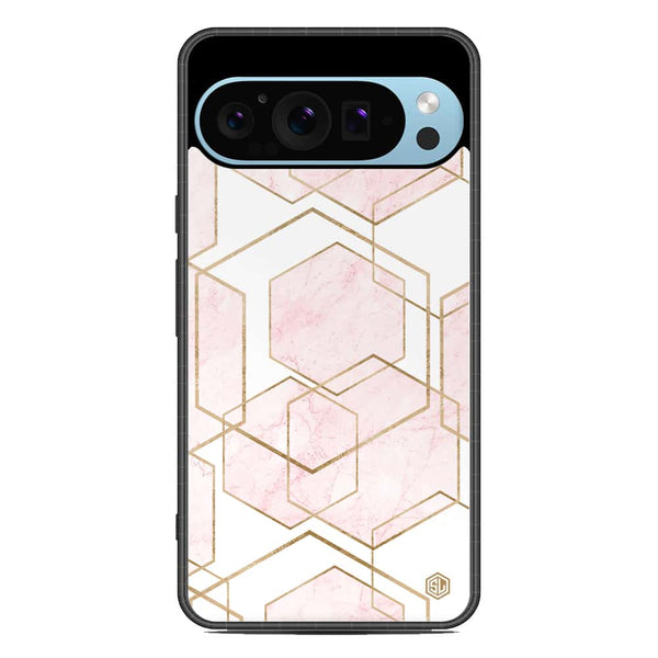 Stylish Marble Series Soft Phone Case - Metal Case - Design 3 - Google Pixel 9 Pro