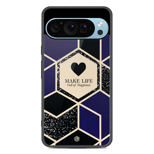 Happiness Series Soft Phone Case - Metal Case - Design 1 - Google Pixel 9 Pro