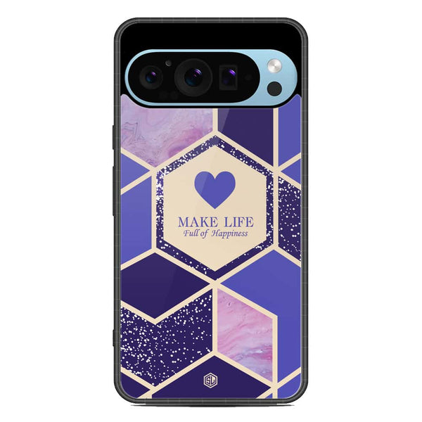 Happiness Series Soft Phone Case - Metal Case - Design 2 - Google Pixel 9 Pro