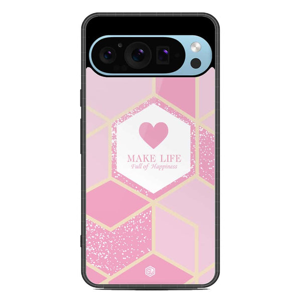 Happiness Series Soft Phone Case - Metal Case - Design 3 - Google Pixel 9 Pro