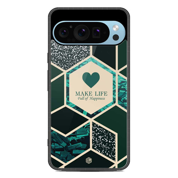 Happiness Series Soft Phone Case - Metal Case - Design 4 - Google Pixel 9 Pro XL