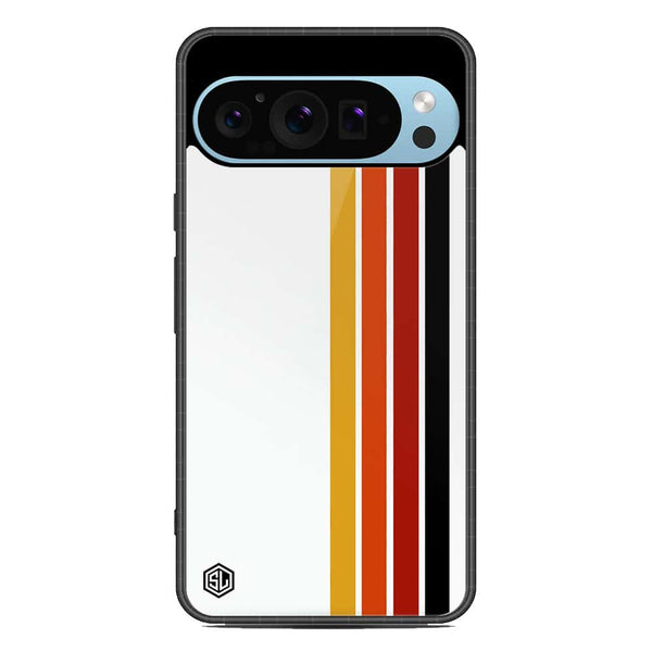 Retro Stripes Series Soft Phone Case - Metal Case - Design 4 - Google Pixel 9 Pro XL