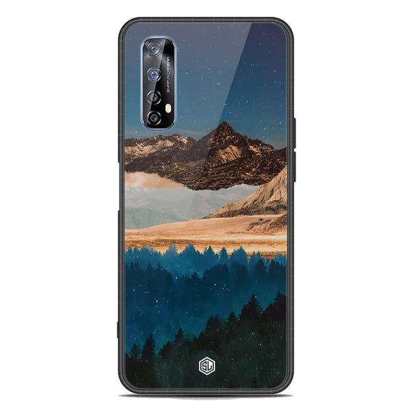 Mountains Wanderlust Series Soft Phone Case - Metal Case - Design 1 - Realme 7