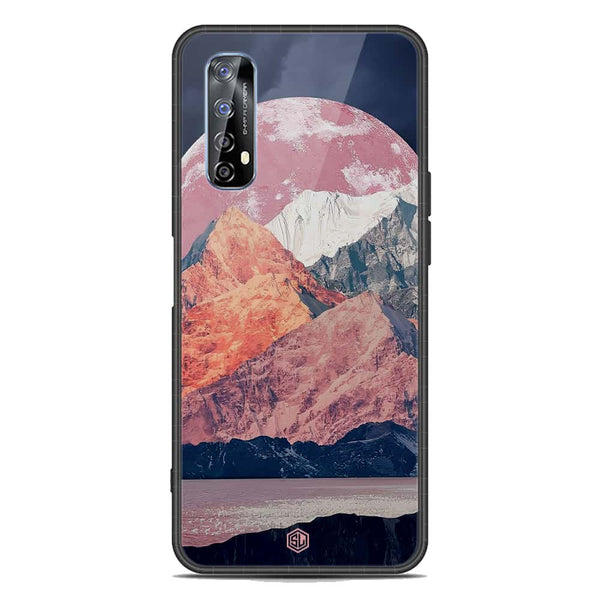 Mountains Wanderlust Series Soft Phone Case - Metal Case - Design 5 - Realme 7