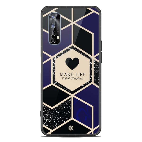 Happiness Series Soft Phone Case - Metal Case - Design 1 - Realme 7