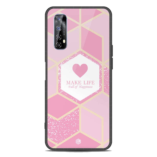 Happiness Series Soft Phone Case - Metal Case - Design 3 - Realme 7