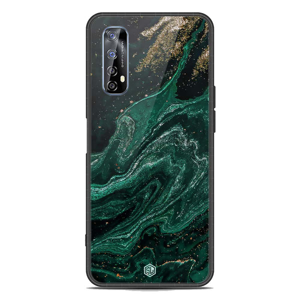 Marble Series Soft Phone Case - Metal Case - Design 3 - Realme 7