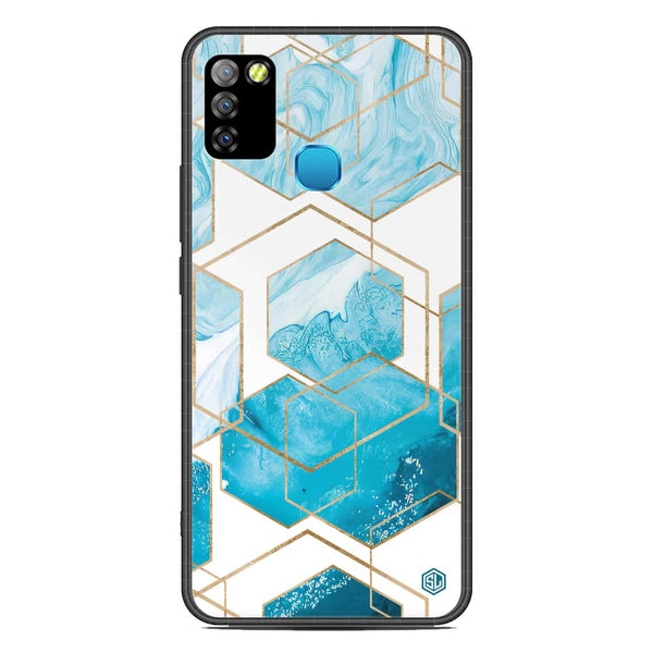 Stylish Marble Series Soft Phone Case - Metal Case - Design 1 - Infinix Smart 5