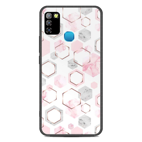 Stylish Marble Series Soft Phone Case - Metal Case - Design 4 - Infinix Smart 5