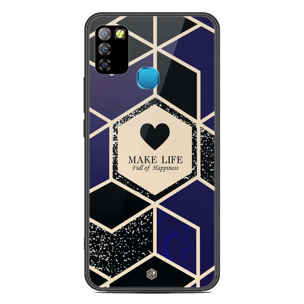 Happiness Series Soft Phone Case - Metal Case - Design 1 - Infinix Smart 5