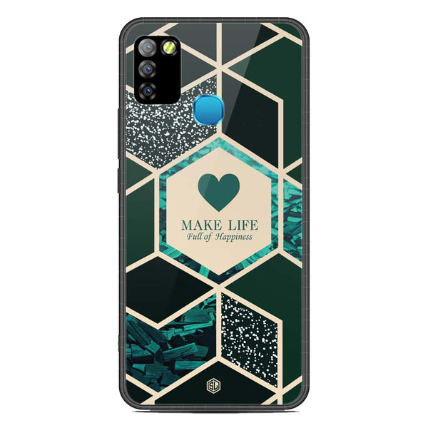 Happiness Series Soft Phone Case - Metal Case - Design 4 - Infinix Smart 5