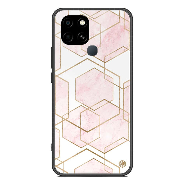 Stylish Marble Series Soft Phone Case - Metal Case - Design 3 - Infinix Smart 6