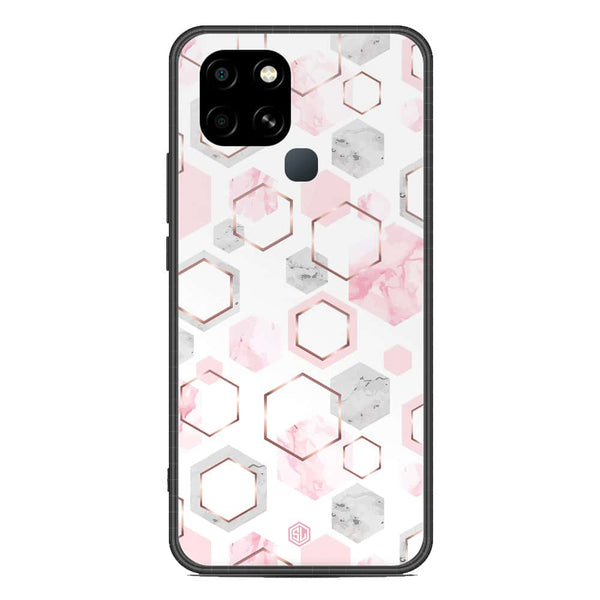 Stylish Marble Series Soft Phone Case - Metal Case - Design 4 - Infinix Smart 6 HD