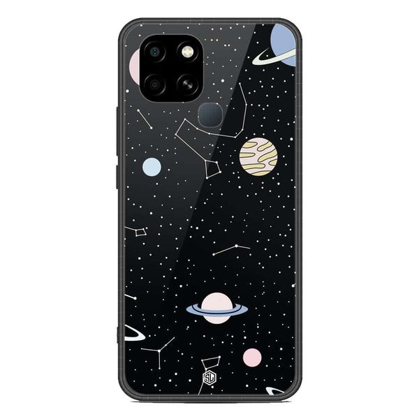 Space Series Soft Phone Case - Metal Case - Design 1 - Infinix Smart 6