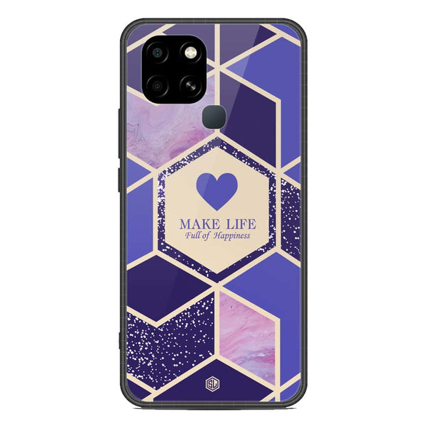 Happiness Series Soft Phone Case - Metal Case - Design 2 - Infinix Smart 6