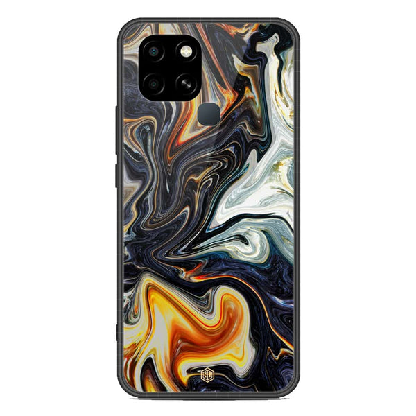 Marble Series Soft Phone Case - Metal Case - Design 1 - Infinix Smart 6