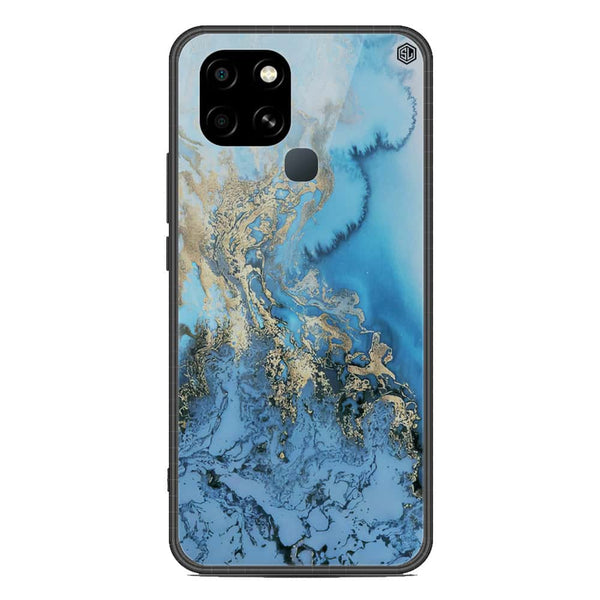 Marble Series Soft Phone Case - Metal Case - Design 2 - Infinix Smart 6