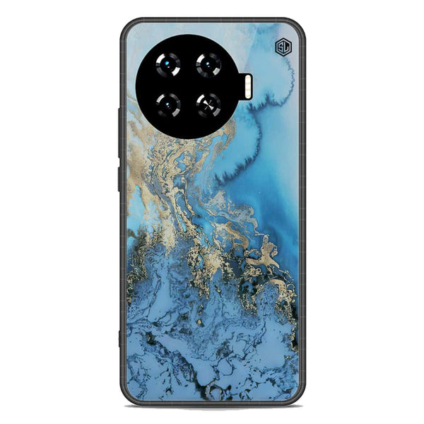 Marble Series Soft Phone Case - Metal Case - Design 2 - Tecno Spark 20 Pro Plus