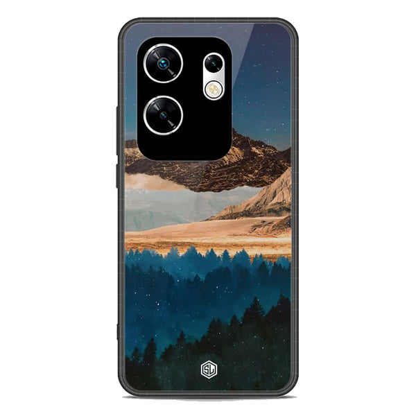 Mountains Wanderlust Series Soft Phone Case - Metal Case - Design 1 - Infinix Zero 30 4G