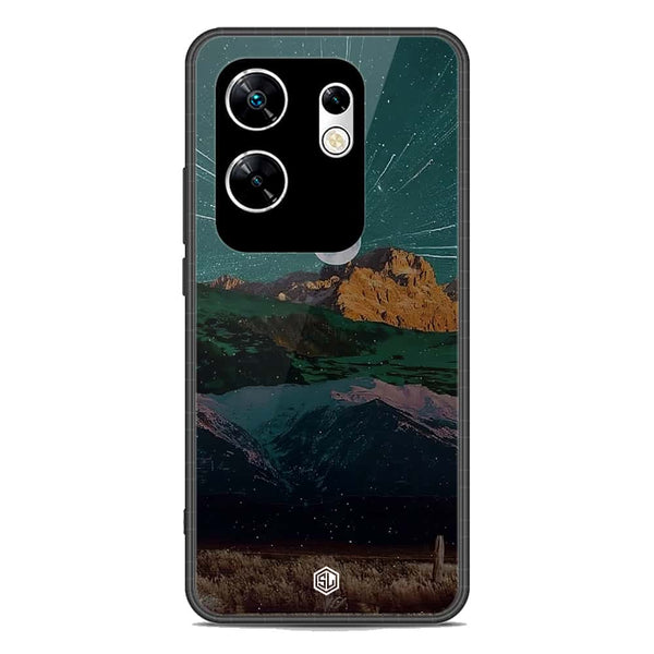 Mountains Wanderlust Series Soft Phone Case - Metal Case - Design 3 - Infinix Zero 30 4G