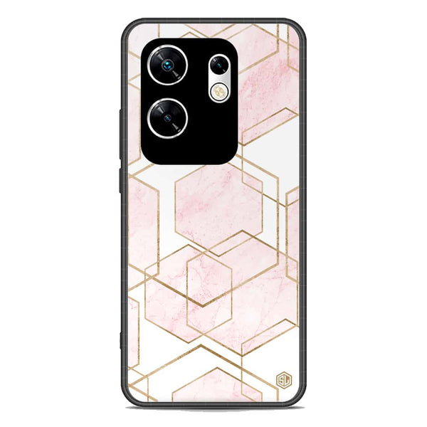 Stylish Marble Series Soft Phone Case - Metal Case - Design 3 - Infinix Zero 30 4G