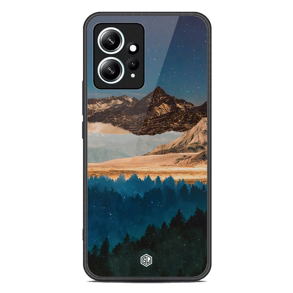 Mountains Wanderlust Series Soft Phone Case - Premium Glass Case - Design 1 - Xiaomi Redmi Note 12 4G