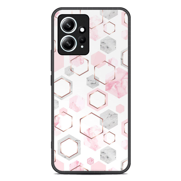 Stylish Marbles Series Soft Phone Case - Premium Glass Case - Design 4 - Xiaomi Redmi Note 12 4G