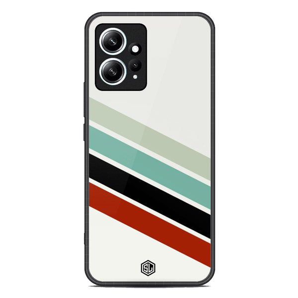 Retro Stripes Series Soft Phone Case - Premium Glass Case - Design 2 - Xiaomi Redmi Note 12 4G