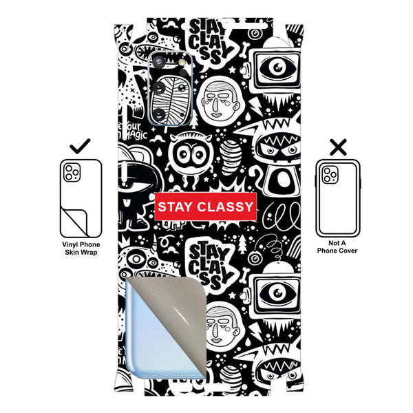 Stay Classy - SkinLee Phone Skin - Samsung Galaxy S20 Plus
