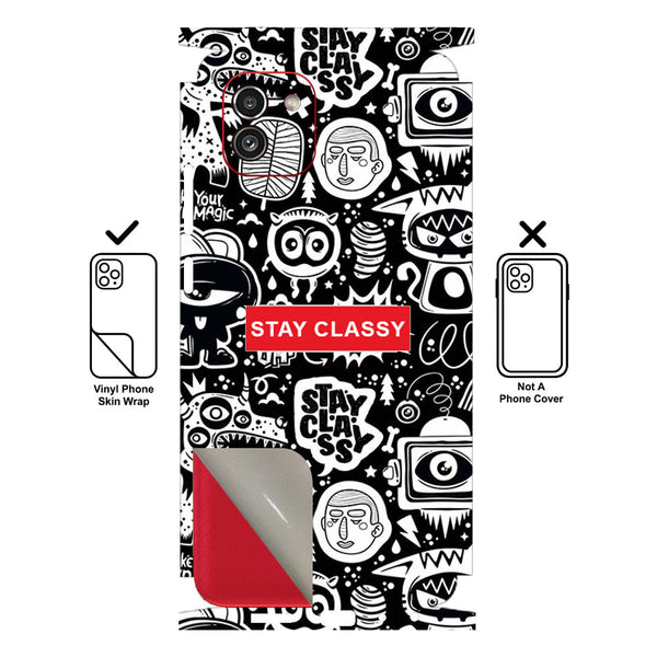 Stay Classy - SkinLee Phone Skin - Samsung Galaxy A03