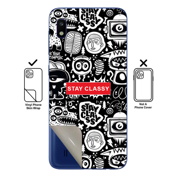 Stay Classy - SkinLee Phone Skin - Samsung Galaxy A10