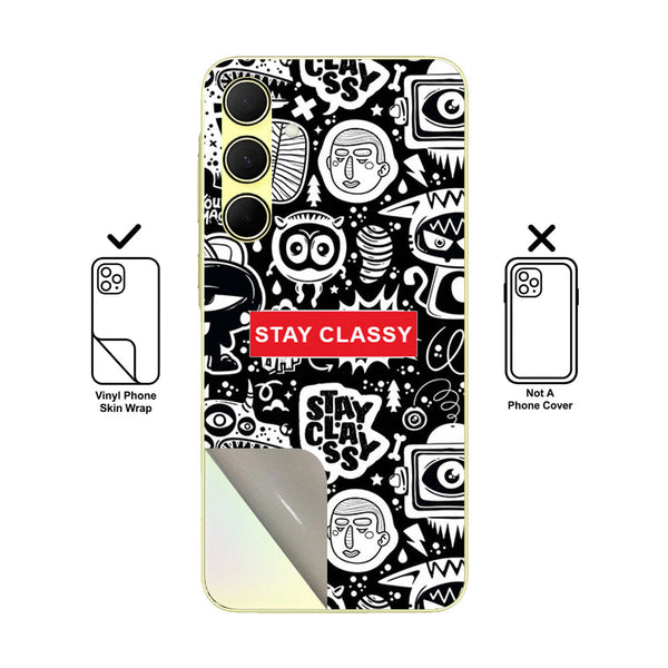 Stay Classy - SkinLee Phone Skin - Samsung Galaxy A35