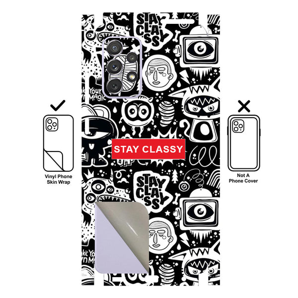 Stay Classy - SkinLee Phone Skin - Samsung Galaxy A72
