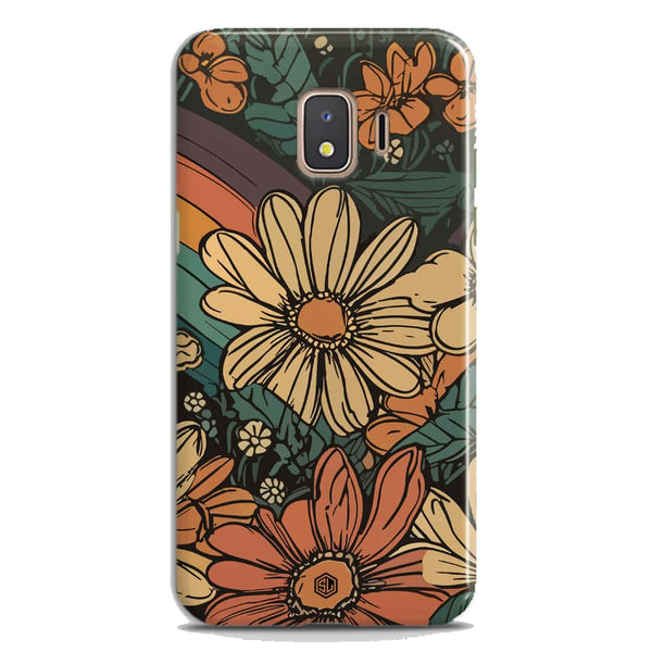 Groovy Bloom Garden - Hard Case - Matte Finish - Samsung Galaxy J2 Core 2018